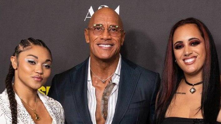 דווין "דה רוק" ג'ונסון, סימון ג'ונסון וטטיאנה דומאס