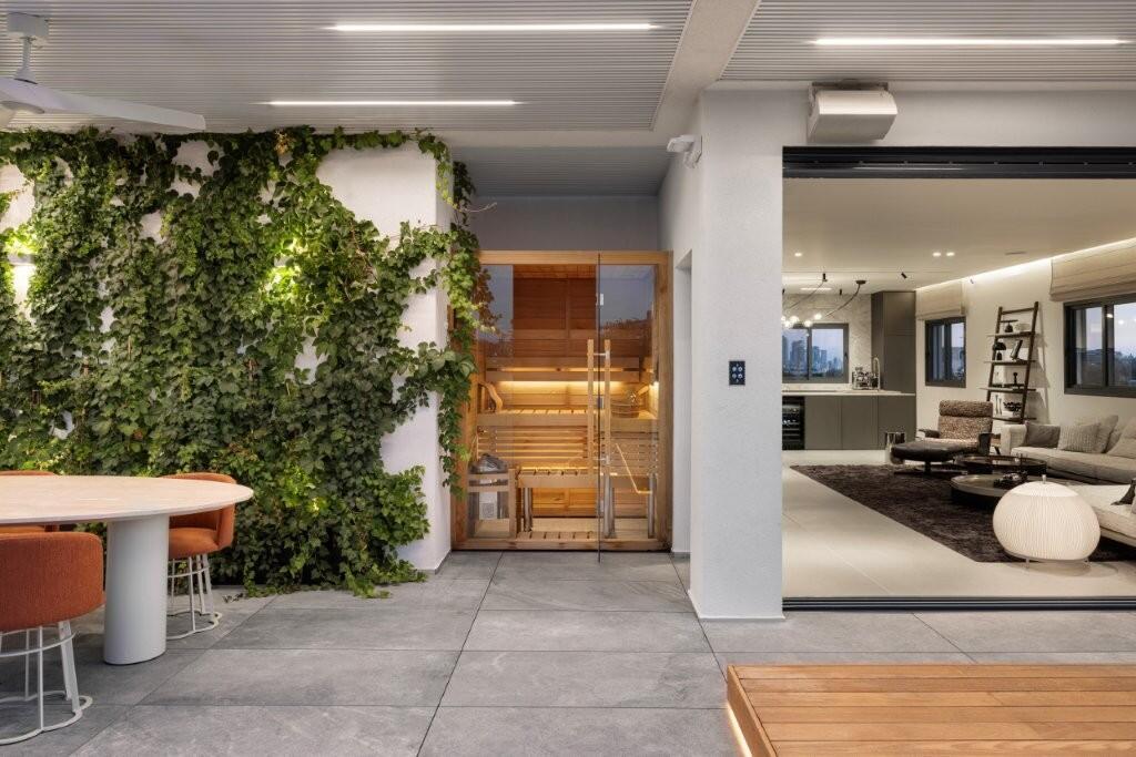 Spa at home (Photo: Itay Benit) סאונה בבית, תכנון: צביה קזיוף