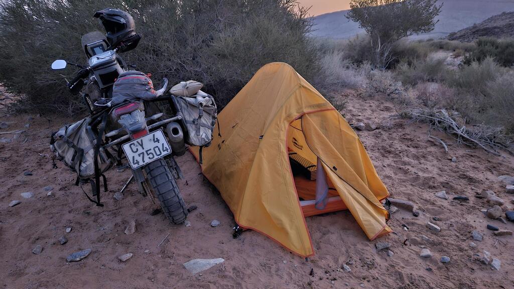 Photo: Or Ozeri השקיעה, רגע לפני הלילה הראשון לבד