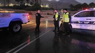 גשר צאלים וכביש 90 באיזור מלונות ים המלח