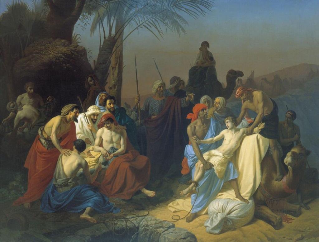 'Joseph's Brothers Sell Him into Captivity' - a 1855 painting by Konstantin Flavitsky 