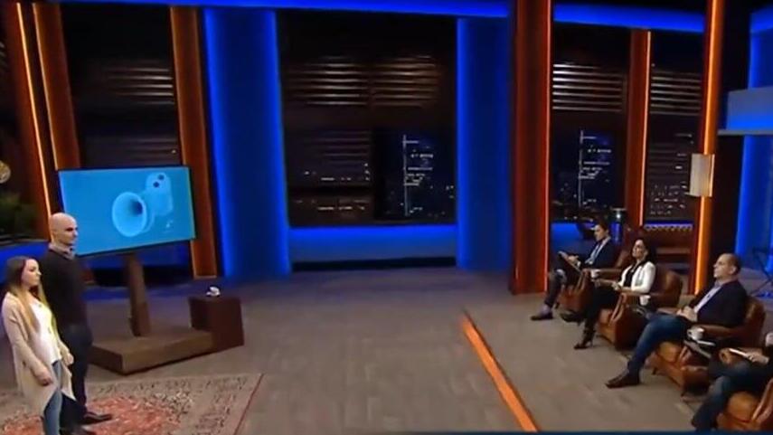 Pitching on 'Shark Tank' (Photo: Screengrab) Annabella 8