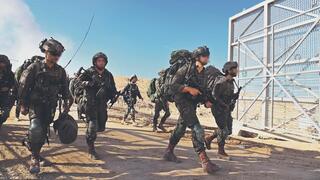 Nahal Brigade troops leaving the Gaza Strip 