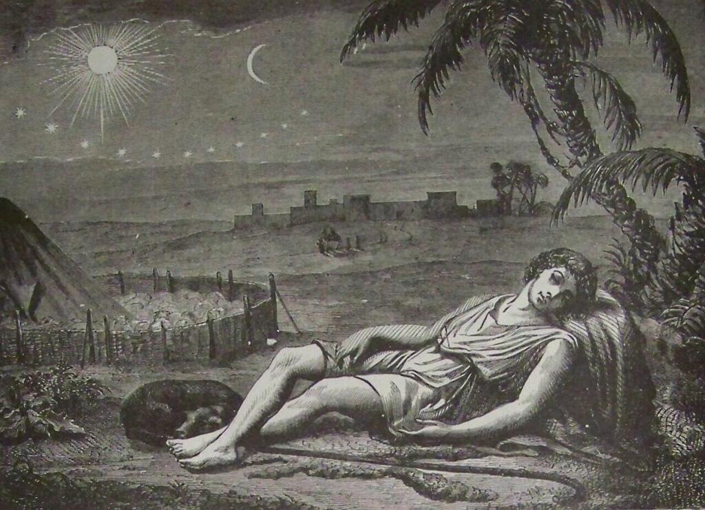 'Joseph's Dream' - illustration from the 1890 Holman Bible 