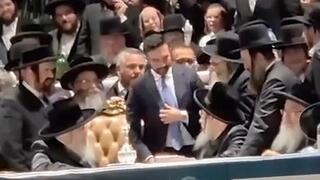 זוהראן ממדאני בכנס של חסידות סאטמר