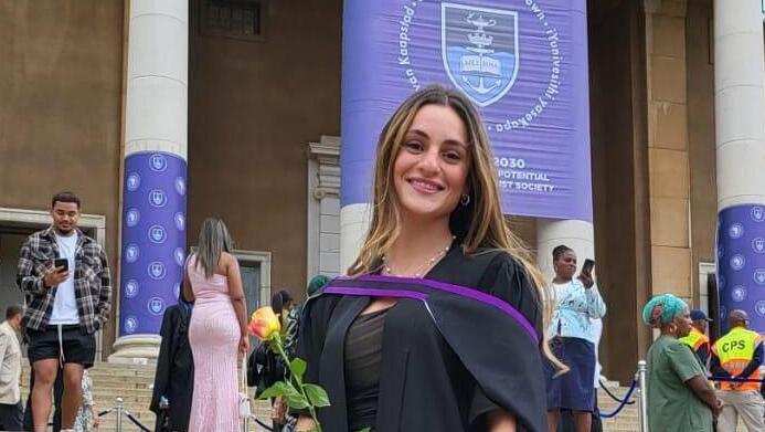 רותם בראשי במהלך לימודיה בקייפטאון