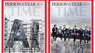 שני השערים של מגזין טיים ל"איש השנה" לשנת 2025