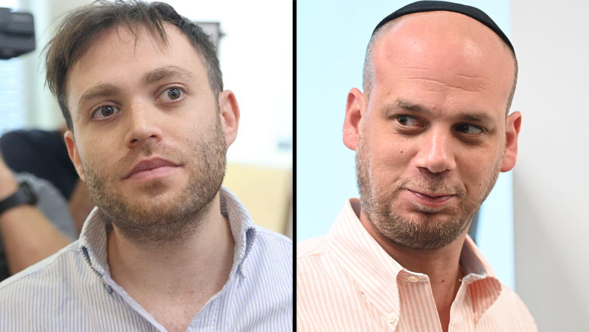 Ari Rosenfeld and Eli Feldstein (Photo: Yair Sagi, Moti Kimchi) אלי פלדשטיין ארי רוזנפלד
