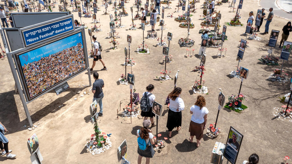 The site of the Nova music festival massacre near Re'im - no longer just a picnic site (Photo: Adi Israel/KKL-JNF Photo Archive) Nova- Re'im site