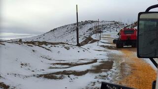 שלג כבד בחרמון, והשיא של "ביירון" שצפוי מהצהריים