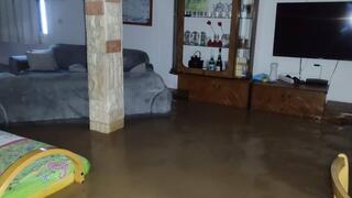 הצפה בביתו של יוסף שונם הלוי בן ה-100 באשקלון, בעקבות הסופה