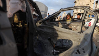  זירת החיסול של ראאד סעד בעיר עזה