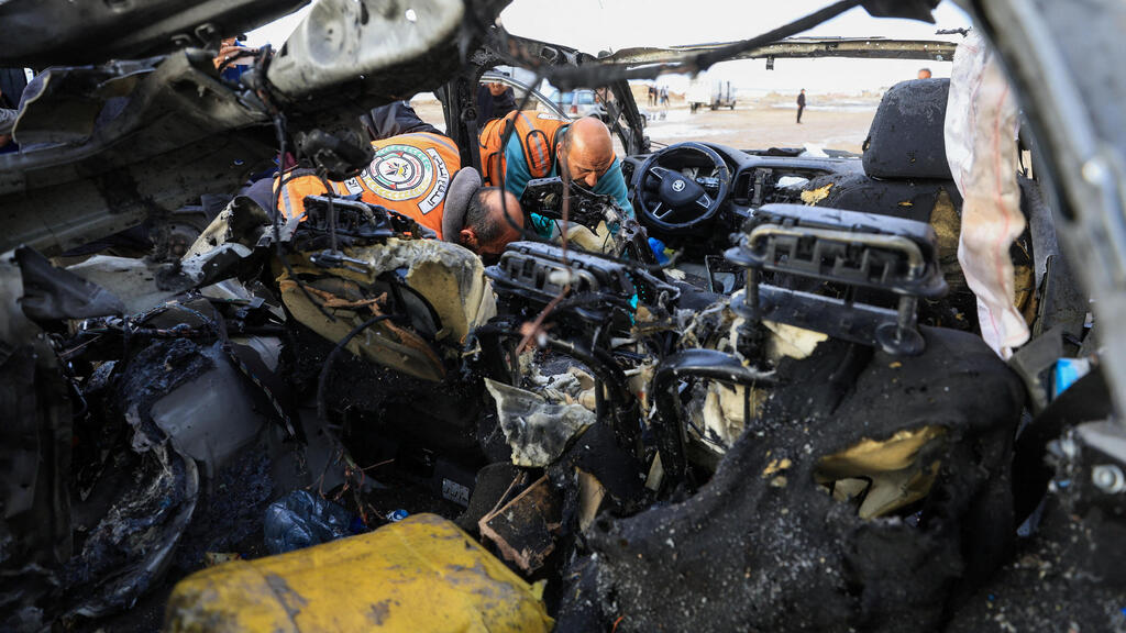  זירת החיסול של ראאד סעד בעיר עזה