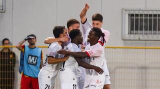 שחקני הפועל ירושלים חוגגים