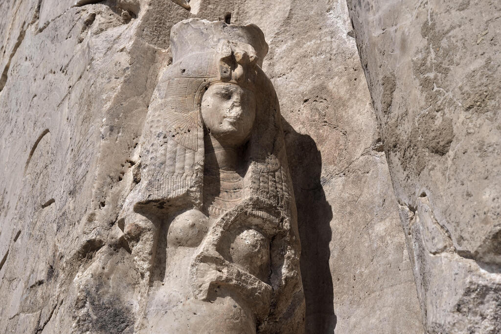 A view of the great royal Consort Tiye, near the right leg of the giant alabaster statue of Pharoah Amenhotep III, in the southern city of Luxor, Egypt, Sunday, Dec. 14, 2025 (Photo: AP Photo/Amr Nabil) A view of the great royal Consort Tiye, near the right leg of the giant alabaster statue of Pharoah Amenhotep III, in the southern city of Luxor, Egypt, Sunday, Dec. 14, 2025