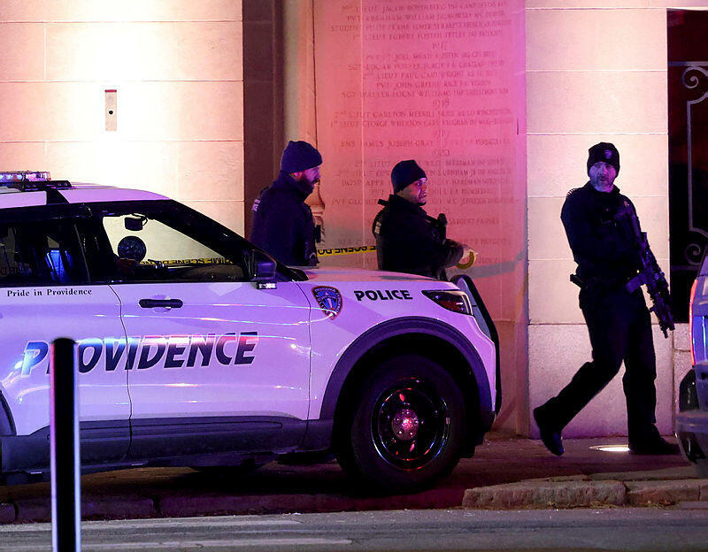 Стрельба в Брауновском университете (Фото: AP) זירת הירי באוניברסיטת בראון