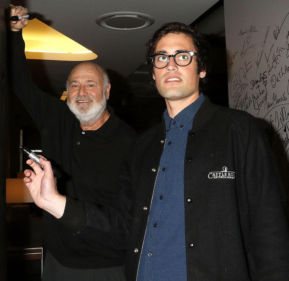 רוב וניק ריינר (צילום: Laura Cavanaugh/FilmMagic) רוב ריינר ניק ריינר