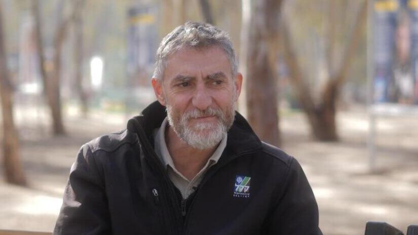 KKL-JNF Forest Engineer Dr. Michael Sprintsin (Photo: Yaron Sharon) KKL- JNF Forest Engineer Dr. Michael Sprintsing