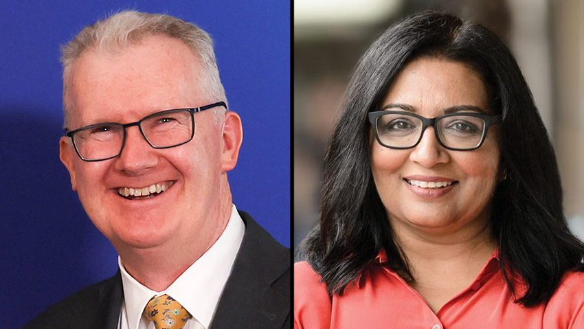 Tony Burke, Mehreen Faruqi אוסטרליה סידני טבח חנוכה שר הפנים טוני ברק חברת פרלמנט מהרין פארוקי קריאות בושה