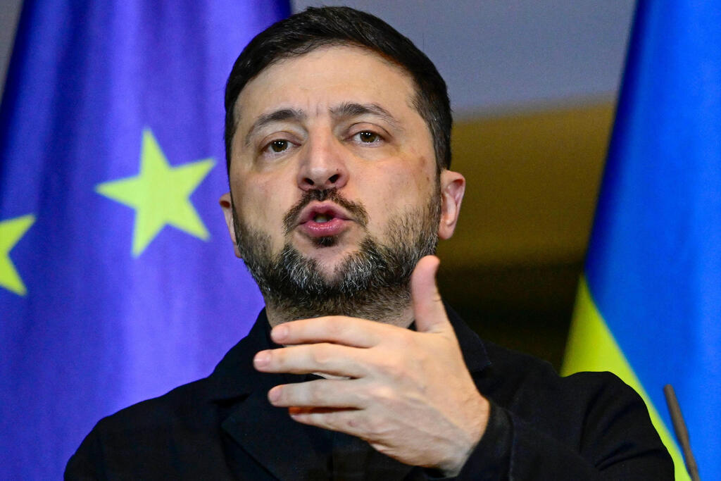 נשיא אוקראינה זלנסקי פסגה בברלין