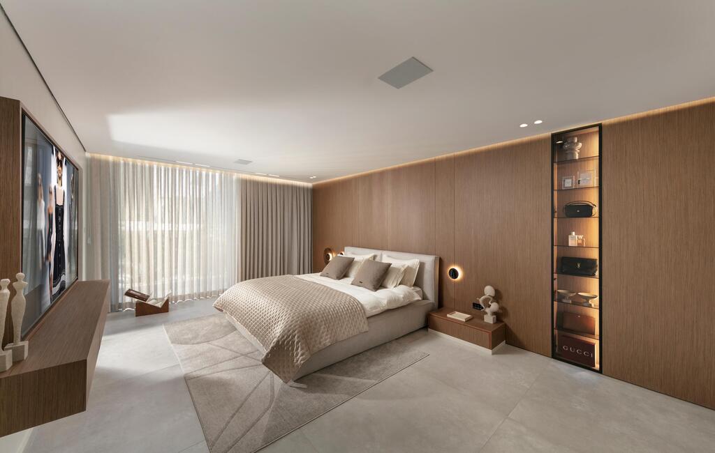 The couple's suite (Photo: Elad Gonen) בית פרטי ליד חוף אשקלון, תכנון: מור זוארץ אדריכלות ועיצוב פנים