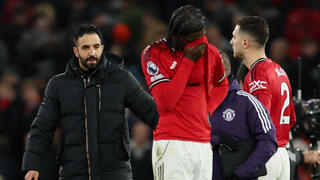 מנצ'סטר יונייטד בסיום המשחק מול בורנמות'