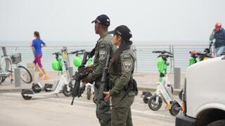 מג״ב בעבודה בתל אביב