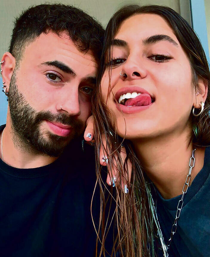 'She did not want to see people', Shiral Golan and Adi Gilad. (Photo: Private album) ”לא רצתה לראות אנשים". שיראל ז"ל ובן הזוג לשעבר, עדי גלעד