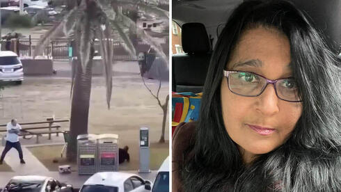 רינה סזנה ורגע ניטרול אחד המחבלים בידי עובר אורח