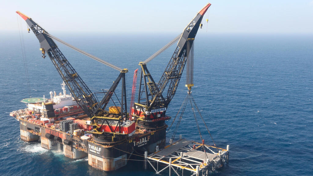 The Leviathan Gas Field (Photo: Marc Israel Sellem/ AP) מאגר לוויתן