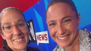 Moran Samuel (left) with the author