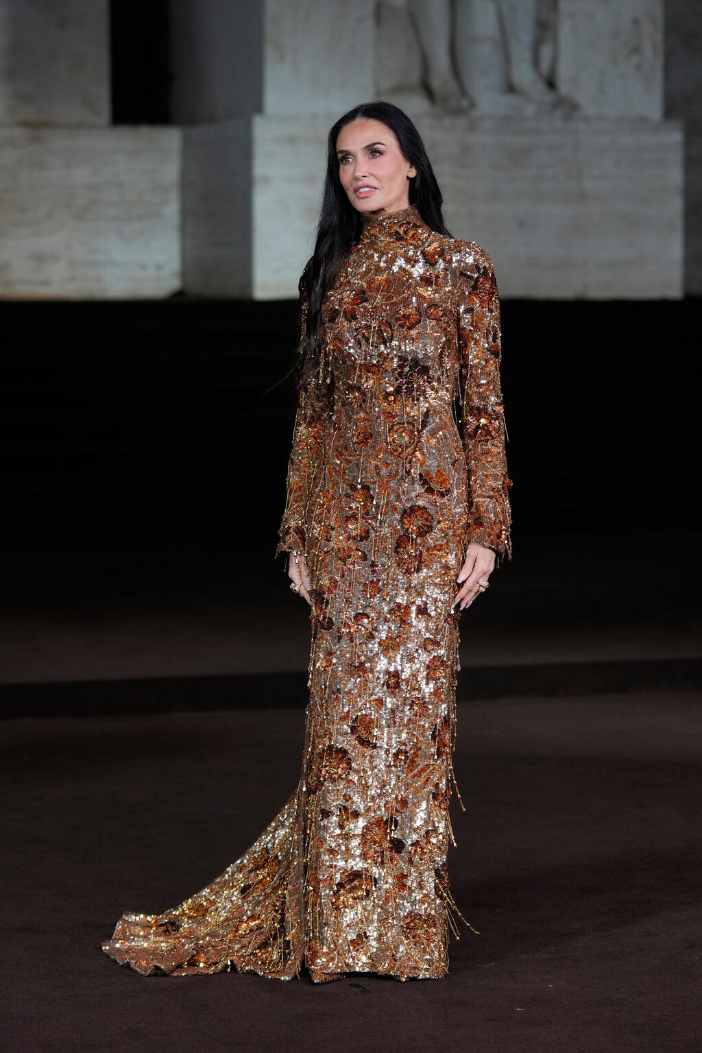 דמי מור בפרמיירה של הסרט הקצר "טיגריס" במילאנו, 2025