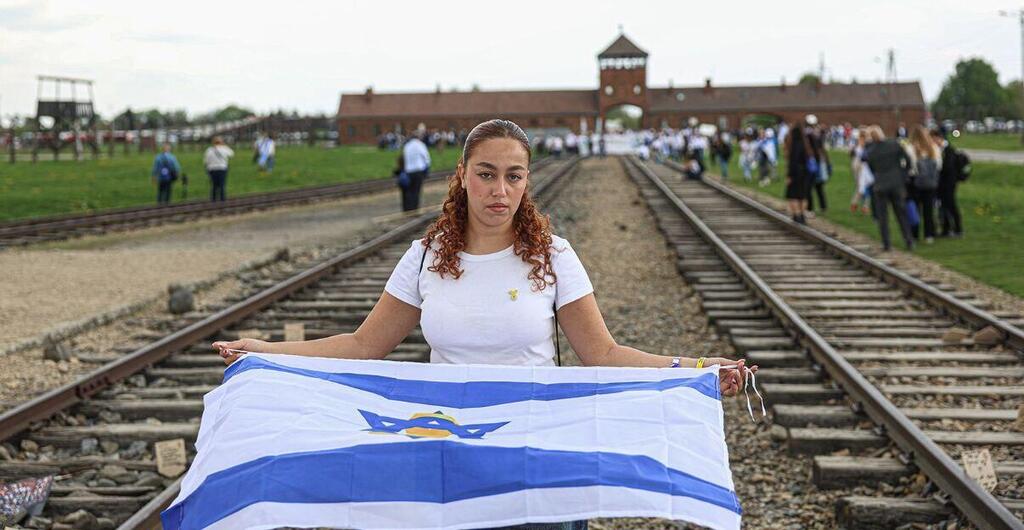 שורדת השבי אורי מגידיש במצעד החיים בפולין