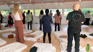 סדנת נשימה קשובה של נט"ל בתמיכת "מטפלים בנפש"