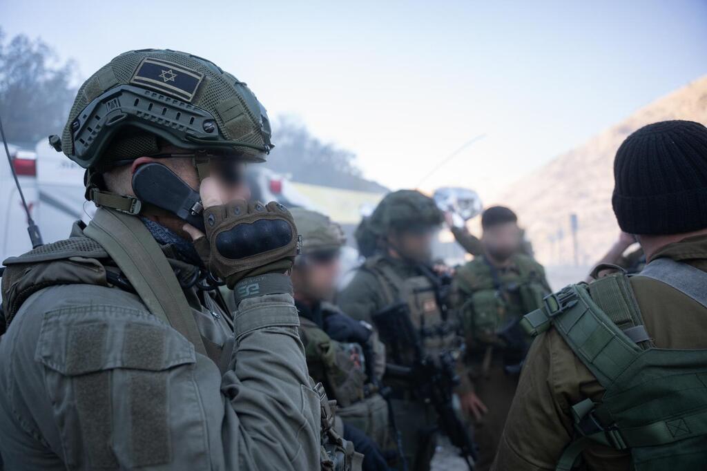 IDF drill on Mount Hermon (Photo: IDF) תרגיל היערכות של חטיבת ההרים באתר החרמון לקראת החורף