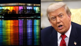 נשיא ארה"ב דונלד טראמפ מרכז קנדי