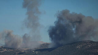 אל-קטראני דרום לבנון עשן תקיפות צה"ל