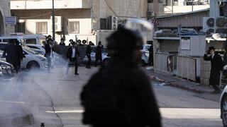 עימותים בין חרדים לשוטרים בירושלים