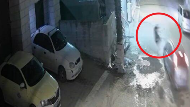 פלסטיני נדרס על ידי רכב של מתנחל ברחוב עמאן בשכם