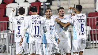 שחקני טבריה חוגגים