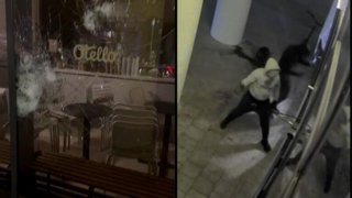 שני רעולי פנים גרמו לנזק רב לגלידריה בהרצליה