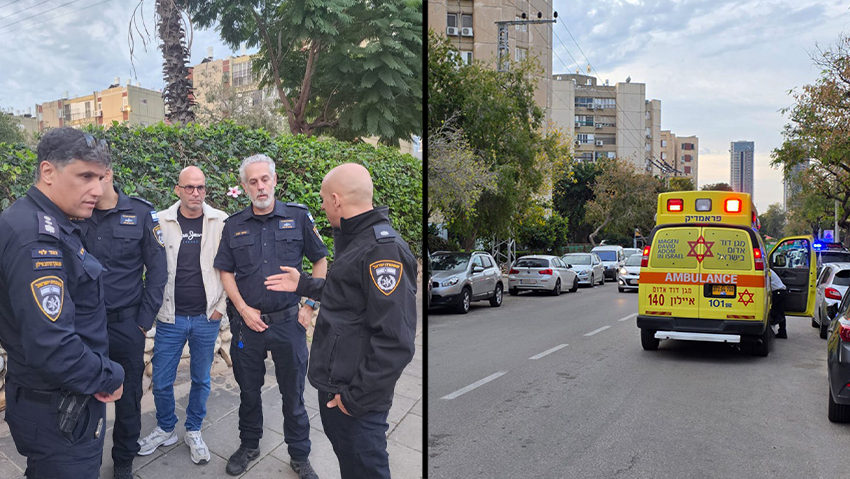 Photo: MDA, police הזירה בבת ים