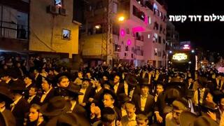 תהלוכה בבני ברק לשחרורם של עריקים חרדים