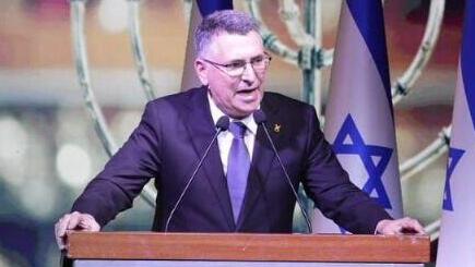 שר החוץ גדעון סער בכנס הדלקת נרות חנוכה