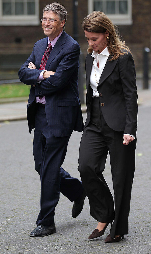 ביל גייטס ואשתו לשעבר מלינדה (צילום: Peter Macdiarmid/Getty Images) ביל גייטס