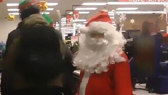 התחפש לסנטה וגנב מוצרים