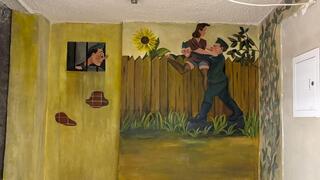 תגלית בבית המשפט בוורשה: ציורי קיר מתקופת השואה