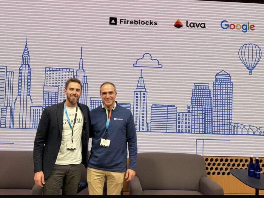 Pavel Berngoltz, co-founder and CTO of Fireblocks, and Yair Kalfer, founder of Magma Devs and one of the architects of Lava Network’s infrastructure 