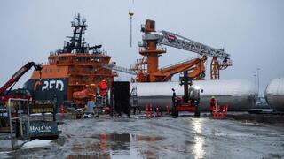 מסוף אחסון פחמן דו-חמצני, כחלק מפרויקט "גרינסנד", בנמל אסביירג שבדנמרק