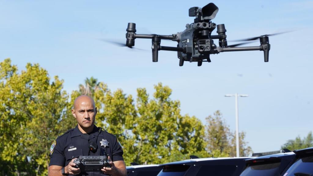 רחפן משטרתי בשימוש משטרת סנטה קלרה